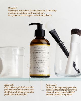 Rozjasnění a regenerace mdlé pleti? 🫶🏻🥰 Vyzkoušej naše Čisticí sérum Superinfuze vitamínu C 💛 A vychutnej si účinky...
