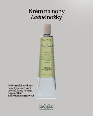 Vyživí suchou pokožku chodidel a navrátí jim rovnováhu po celodenní námaze 🥰🫶🏻 Krém na nohy Ladné nožky 🌿 Je také součástí...
