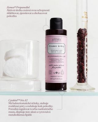 Odličovací voda Pramen krásy 💕 s něžnou vůní růžových poupat je určena především o problematickou pleť s aknózními projevy...